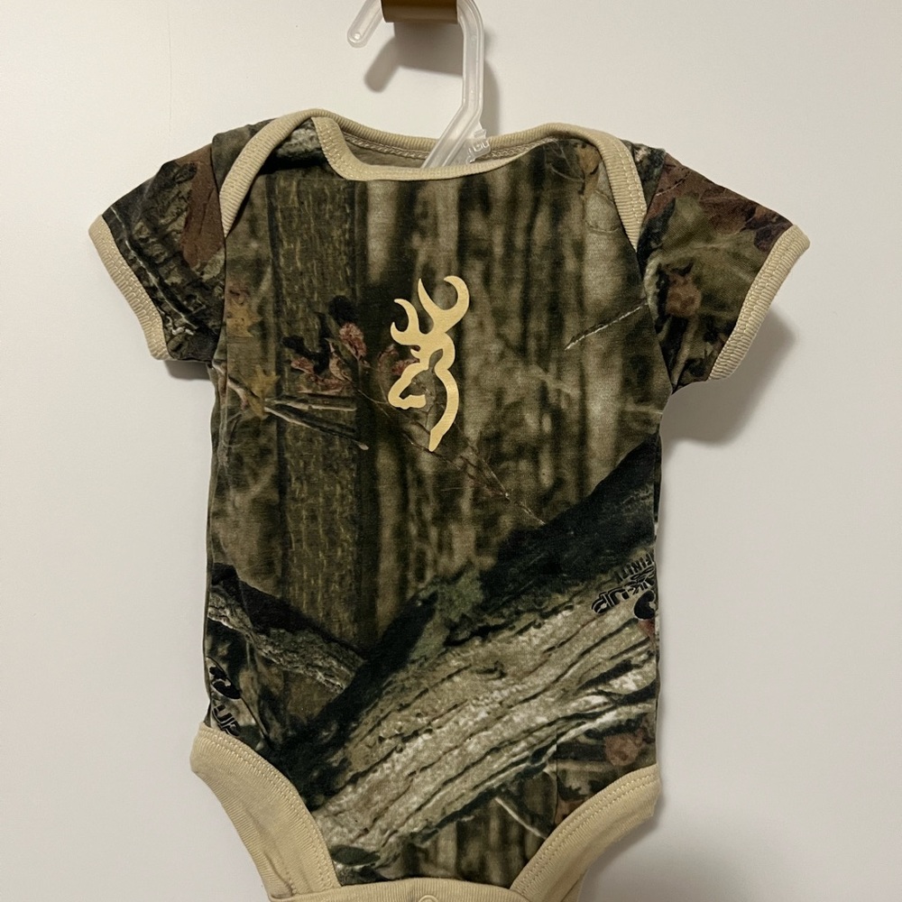 Browning Camo Baby Onesie